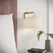 Braxstan Wall Sconce Wall Light in Vintage Brass
